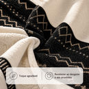 [Leve 2, Pague 1] Capa para Sofá Roman 100% Algodão com Design Elegante e Atemporal + BRINDE: 2 Almofadas